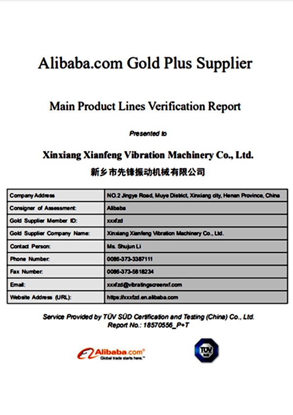 Alibaba certificate