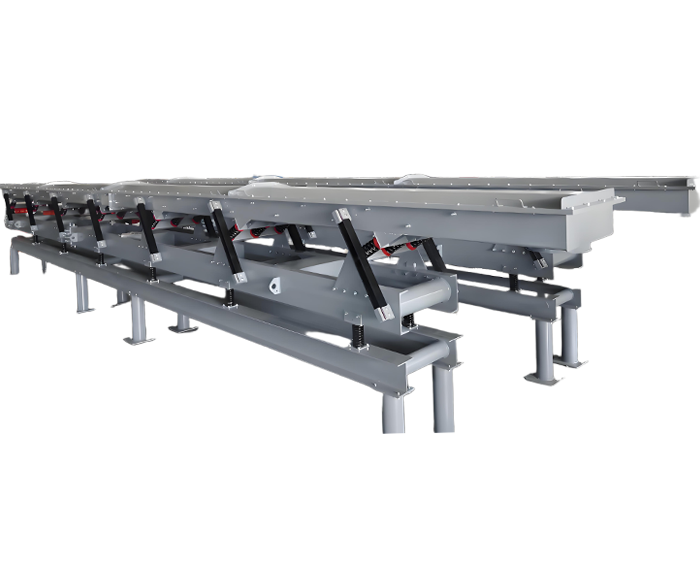 Long distance vibrating conveyor